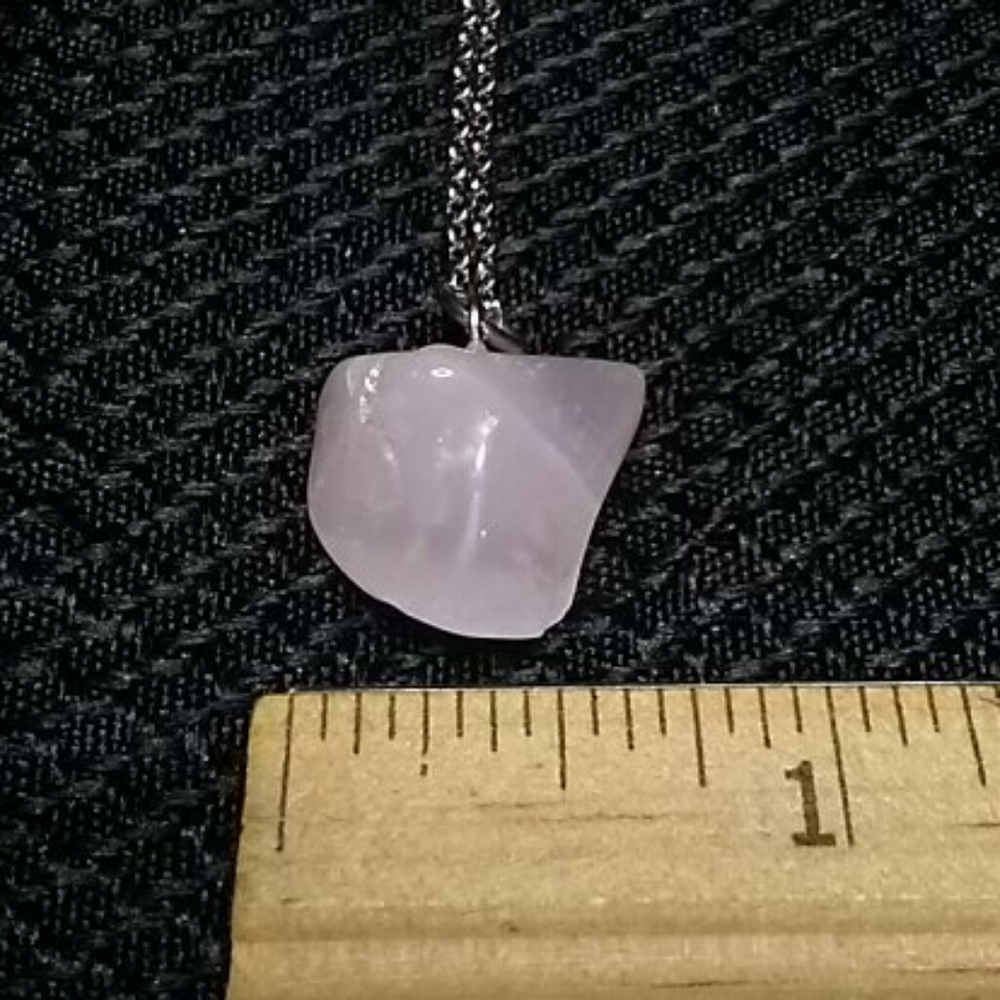 5/$25 Rose Quartz Necklace - Picture 7 of 7